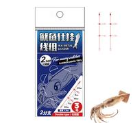 Pratico filo Squid Leader - filo metallico portatile, attrezzatura di attacco 'acqua salata | lunghezza prolungata design anti-bit con caratteristiche resistenti alla corrosione, forte guida per