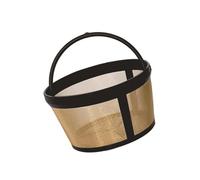 Pratico filtro da caffè dorato robusto filtro filtro per 4/6/8/12 tazze cestino stili Maker accessori per il caffè domestico