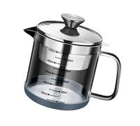 Pratico filtro per tè in acciaio inox per latte di soia per succhi e tè con filtro a rete fine accessorio da cucina