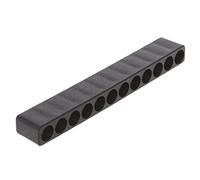 Pratico Foro per Cacciavite 12 Fori Shank Bit Holder Custodia Strumento per Riparazione Domestica Negozio Strumenti Elettrici per Uomo
