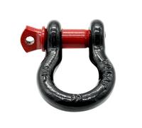 Pratico gancio di traino con anello a D da 3/4 `` da 2 tonnellate con gancio di