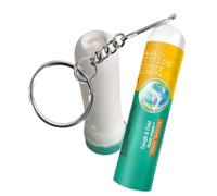 Pratico inalatore nasale con portachiavi - Aromaterapia da viaggio - Profumo rinfrescante - Aiuta con congestione nasale, raffreddore e concentrazione