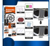 Pratico Kit Riparazione Caldo Saldi Comune Portatile Cerchi Argento Vernice