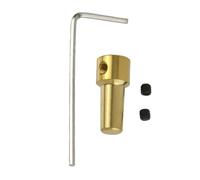 Pratico manicotto per pinza da 3,17 mm Componente in ottone per alberi motore adattatore per base JTO Stabilità migliorata Accessorio per utensili elettrici Mandrini resistenti alle vibrazioni