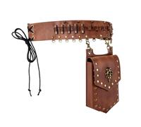 Pratico marsupio in pelle PU Portafoglio da viaggio per esterni con cinturino regolabile in vita sacchetti per viaggi e attività all'aperto Borsa in pelle PU