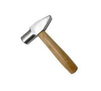 Pratico martello per la lavorazione del metallo robusto accessorio portatile per gioiellieri fornisce viso piatto manico in legno duro uso quotidiano accessori gioielli
