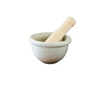 Pratico Mortaio e pestello da cucina in ceramica for spezie ed erbe aromatiche