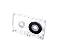 Pratico nastro sonoro vuoto da 45 min / 60 min / 90 min Design trasparente adatto per registrazioni e archiviazioni chiare Cassette registrazione musicale per uso professionale