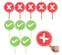 Pratico pagaia di voto | Impugnature ergonomiche bilaterali per l'apprendimento - Interazione per studenti e insegnanti, giochi a quiz per la scuola elementare prescolare attività circolari