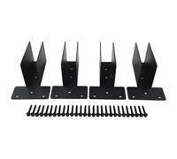 Pratico Pergola 4Pz Acciaio Sverniciato Applicazione Costruzione Robusta