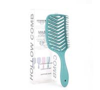 Pratico pettine per capelli da parrucchiere, spazzola per capelli scavata, pettine da massaggio, facile da usare, spazzola per capelli districante per le donne