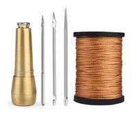 Pratico Piccolo Strumento di Punzonatura con Trapano, Uncino Conico per Crochet a Foro Circolare, Trapano Manuale in Silicone per la Realizzazione di Stampi, Riparazione di Scarpe, Punzone a Cono per