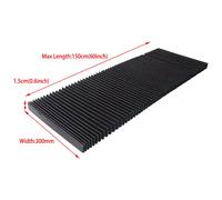 Pratico Polvere Panno Cover 1 PC Soffietto Cover Nero Flessibile Protettiva