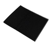 Pratico Polvere Panno Cover 1 PC Soffietto Cover Nero Flessibile Protettiva