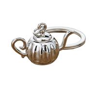 Pratico Portachiavi In Metallo Con Strumento Caffè In Miniatura Metal Keyring Accessorio Strumento Per Utensili A Ciondolo Per I Claychain Dei Devoti