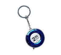 Pratico retrattile Pratico metro a nastro da 2 m per portachiavi Righello Costruzione in ABS e lama in acciaio per misurazioni rapide Metro a nastro in acciaio accurato