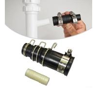 Pratico riduttore adattatore per tubo di scarico lavastoviglie per smaltimento rifiuti per InSinkErator, include connettore di ingresso e morsetti