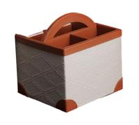 Pratico robusto dispenser di fazzoletti in pelle PU con cassetti per uso soggiorno o ufficio forniture tavolo da pranzo accessorio