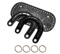 Pratico set artigianale in pelle PU per progettare le tue borse eleganti borsa creativa borsa progetto borsa accessorio tradizionale, Nero