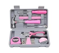 Pratico Set Casa 29PCS Ergonomico Pinza Martello Esagonale Mano in Valigetta di Immagazzinaggio Set Domestico con Custodia