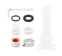 Pratico set di adattatori per vasche da bagno 4 in 1, accessorio portatile per 1/2 pollice in ottone e filettatura maschio. Adattatore riduttori di filettatura
