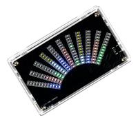 Pratico set di allenamento di saldatura con modulo di spettro musicale a LED e sensibilità sonora personalizzabile Display a LED reattivo