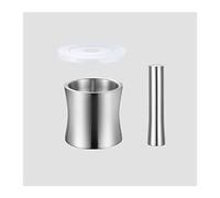 Pratico Set di mortaio e pestello in acciaio inossidabile 304 Home Kitchen Garlic & Spice Mash Jar Frantoio for aglio Bowl Grinder con coperchio