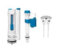 Pratico set di valvole di riempimento per WC ad alta tenuta, facile installazione, design a risparmio d'acqua, accessori da bagno, flussi d'acqua regolabili