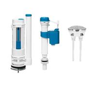 Pratico set di valvole di riempimento per WC ad alta tenuta, facile installazione, design a risparmio d'acqua, accessori da bagno, flussi d'acqua regolabili