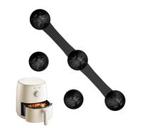 Pratico Silicone Magnetico A Magnete Ad Aria, Clip Di Silicone Magnetico Per Contenere Carta Da Forno Per Friggitrice Per Aria - Protezione Contro Le Ustioni Per Il Libro Di Cucina E Il Frigorifero Po