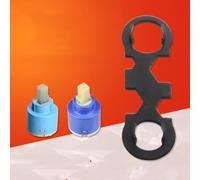 Pratico strumento per la manutenzione del nucleo dell'aeratore su doccia bilanciata a pressione e termostatica per sistemi di valvole (nero)