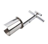 Pratico strumento trapiantatore in acciaio inox per varie esigenze di semina