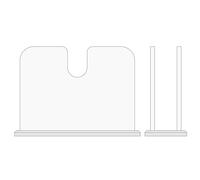 Pratico supporto acrilico per carta usa e getta salvaspazio organizzatori di carta da cucina scatola quadrata porta tovaglioli trasparente porta fazzoletti