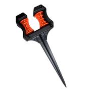 Pratico supporto guida per tubo a testa appuntita Rullo superiore Ferro da giardino Durevolezza Strumento posizionamento del tubo ' acqua da giardino