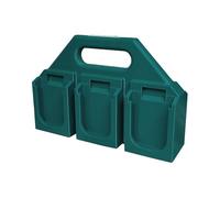 Pratico supporto per batterie da 18 V, robusto scaffale organizza 4/6 celle, design salvaspazio sicuro per batterie agli ioni