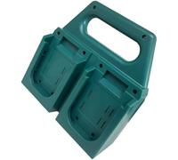 Pratico supporto per batterie da 18 V, robusto scaffale organizza 4/6 celle, design salvaspazio sicuro per batterie agli ioni