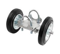 Pratico Supporto Per Cancello in Gomma Per Accessorio Telaio Con Design Scorrevole E Oscillante in Metallo Facile Installazione Ruota Per Recinzione a Catena