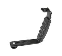 Pratico supporto per fotocamera a L con supporto per slitta fredda DSLR Supporto Fotografia con adattatore per scarpe fredde