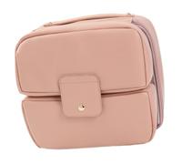 Pratico trucco in PU organizzato tasche multiple ergonomiche sacchetti cosmetici cosmetici custodia per articoli da toeletta per le donne custodia essenziale per cosmetici da viaggio, A, Bellezza di