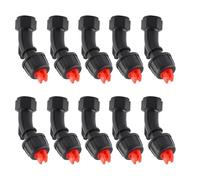 Pratico ugello spruzzato da 10 pezzi, adatto per spruzzatori elettrici, distribuzione uniforme di nebulizzazione, attrezzature agricole, ugello per irrigazione agricola resistente