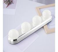 Pratico Universale Specchio Luce LED Suction-Cup USB 3 X Aa Batteria 4 LED