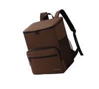 Pratico zaino isolato per uomini e donne borsa raffreddata ergonomica borsa del ghiaccio per viaggio campeggio e spiaggia bevanda portatile cibo, Marrone, One Size