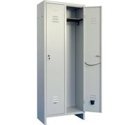 Pratiko Armadietto Spogliatoio Armadio in Acciaio 2 posti cm. 66x36x175 h - 071K02180X