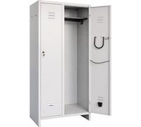Pratiko Armadietto Spogliatoio in Metallo 66x36x175 cm Grigio