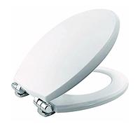 PraTiKo Life Copri Water Rallentato Universale Chiusura Soft Bianco MDF Tavoletta WC