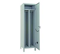 Pratiko Armadietto Spogliatoio Armadio Sporco Pulito in Acciaio cm. 50x50x175 h - 071KS1180X