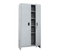 PROMETAL Armadio da esterno Armadietto 2 Ante 5 Ripiani Pratiko cm L100xP40xH180 - OS141K10175XM