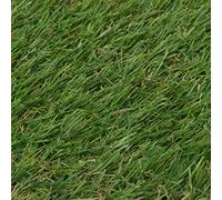Prato artificiale, 1 x 15 m, verde con altezza del pelo di 20 mm, resistente ai raggi UV, resistente alle intemperie e facile da pulire, ideale per giardino, balcone, soggiorno e ufficio, flessibile