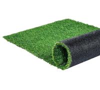Prato artificiale denso e resistente, prato sintetico anti-UV, per giardino, terrazza e balcone, facile da installare e manutenzione zero (0,5 x 2 mesi)