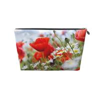 Prato E Fiori Della Margherita, Borsa da toilette Borsa per trucco Borsa per cosmetici Borsa da toilette da viaggio portatile